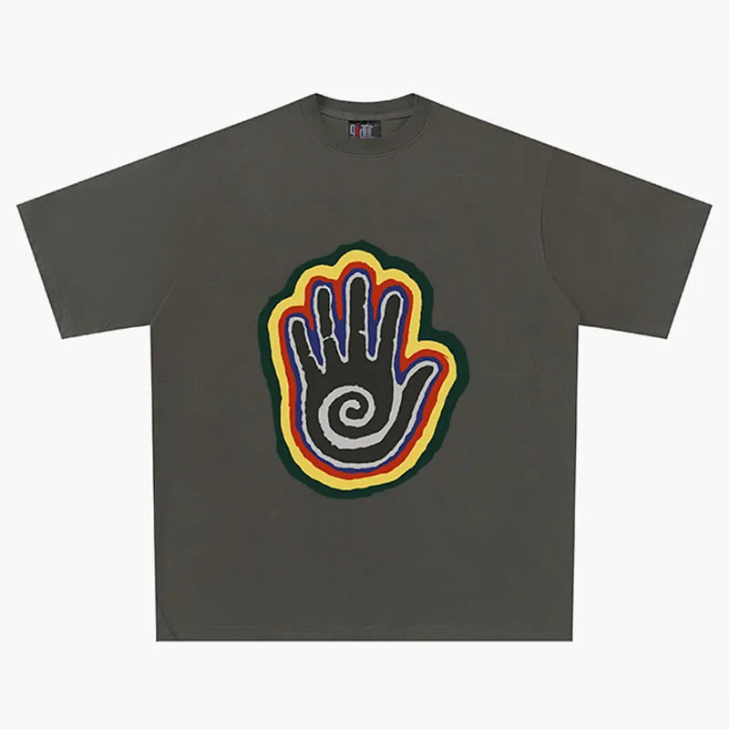 benpaolv Tribal Spiral Hand Retro T-Shirt
