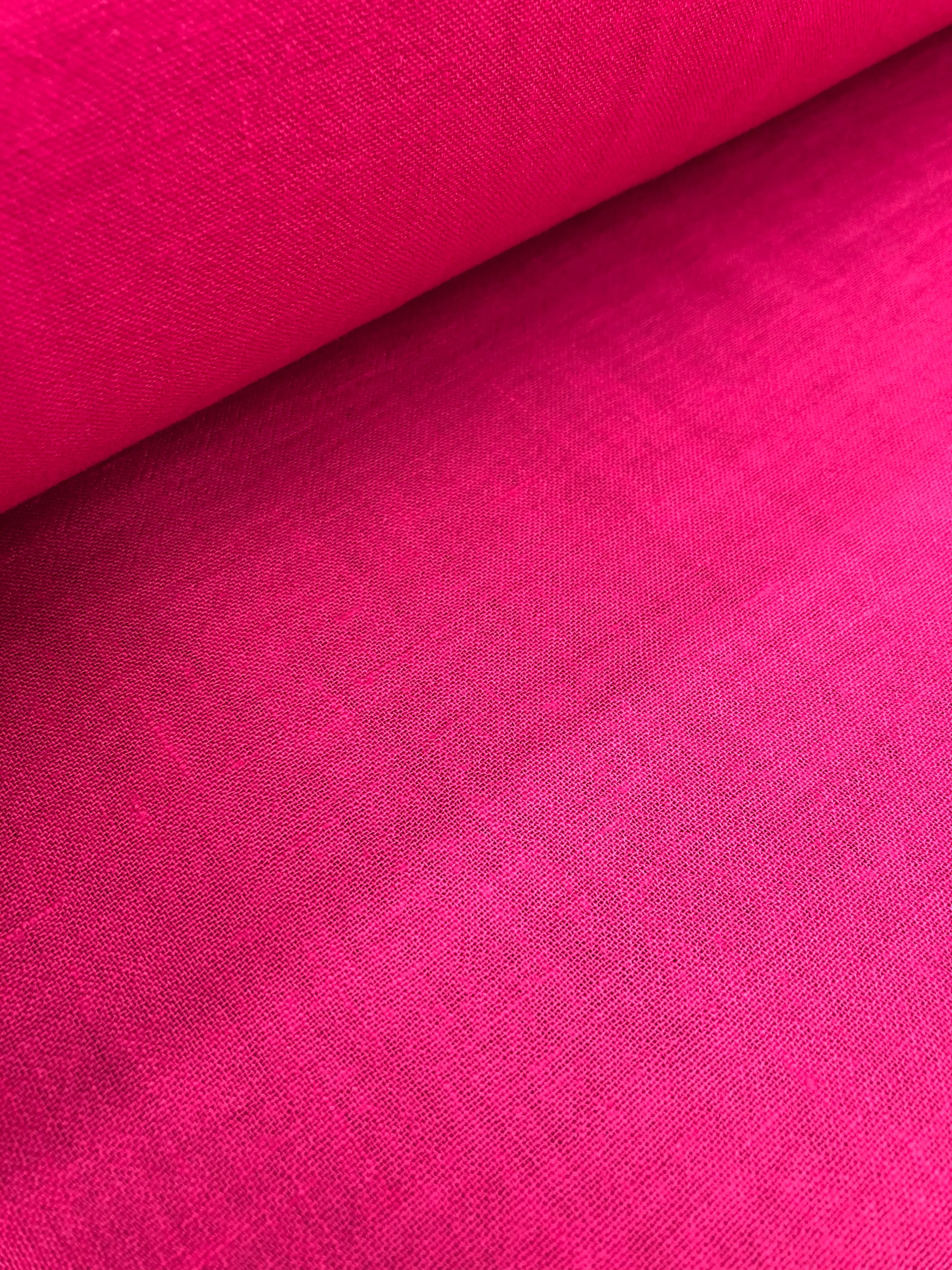 Capri Linen - Dark Fuchsia Purple