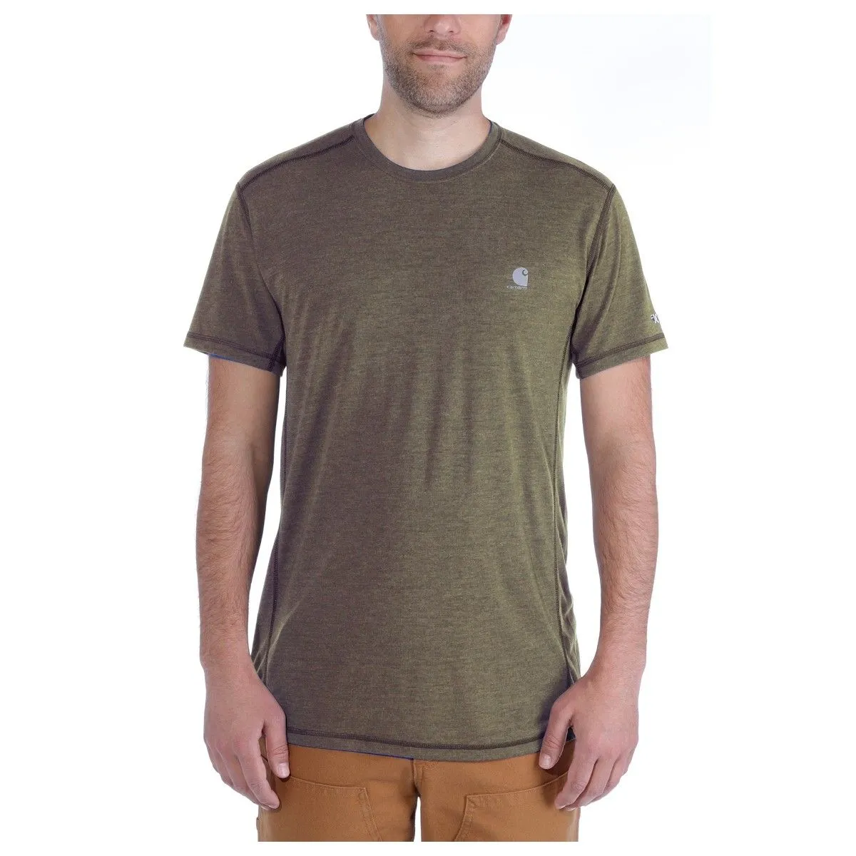 Carhartt&#x20;102960&#x20;Sale&#x3A;&#x20;Force&#x20;Extremes&#x20;s&#x2F;s&#x20;T-Shirt&#x20;-&#x20;Burnt&#x20;Olive&#x20;Heather