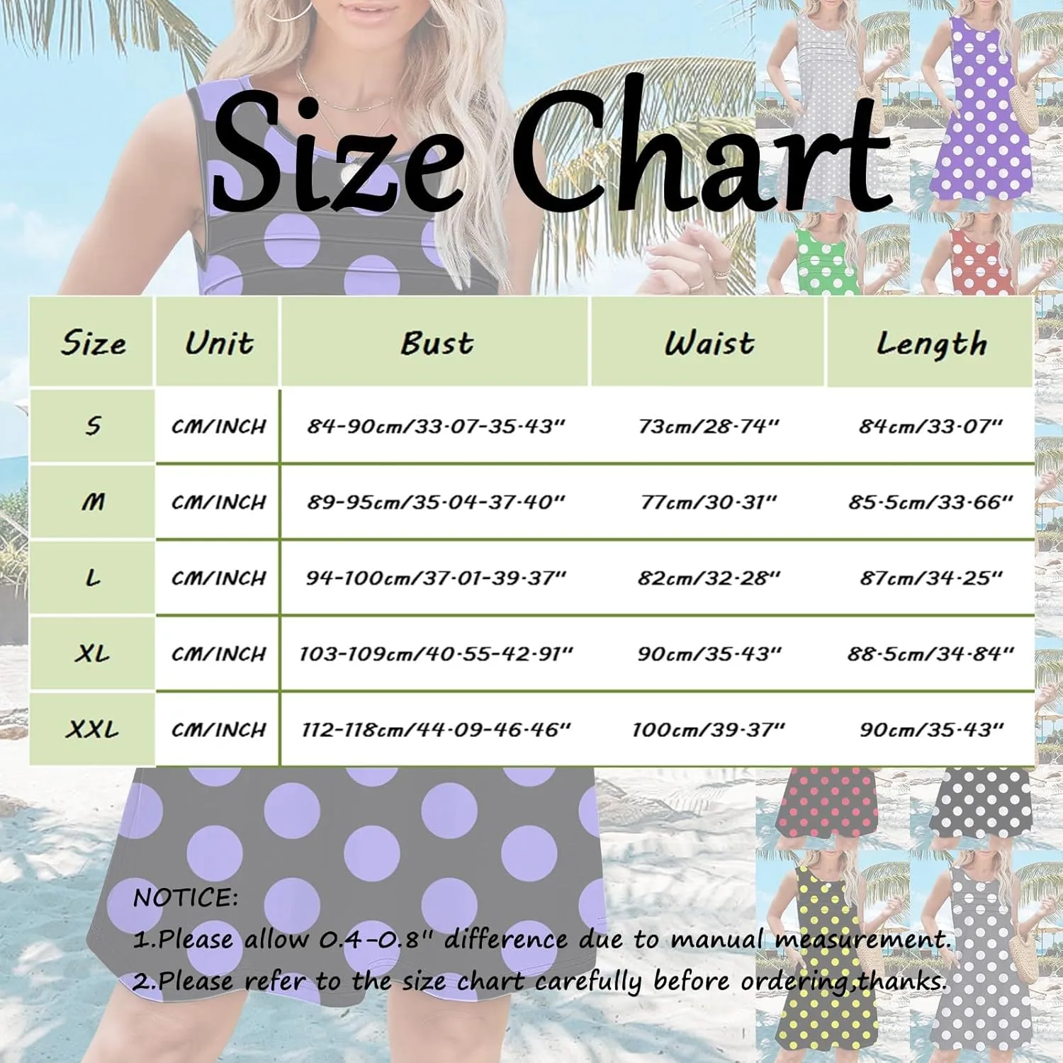 Casual Summer Dress Womens with Pockets Summer Casual Tank Dress Sleeveless Midi Beach Dress Cotton Sundresses