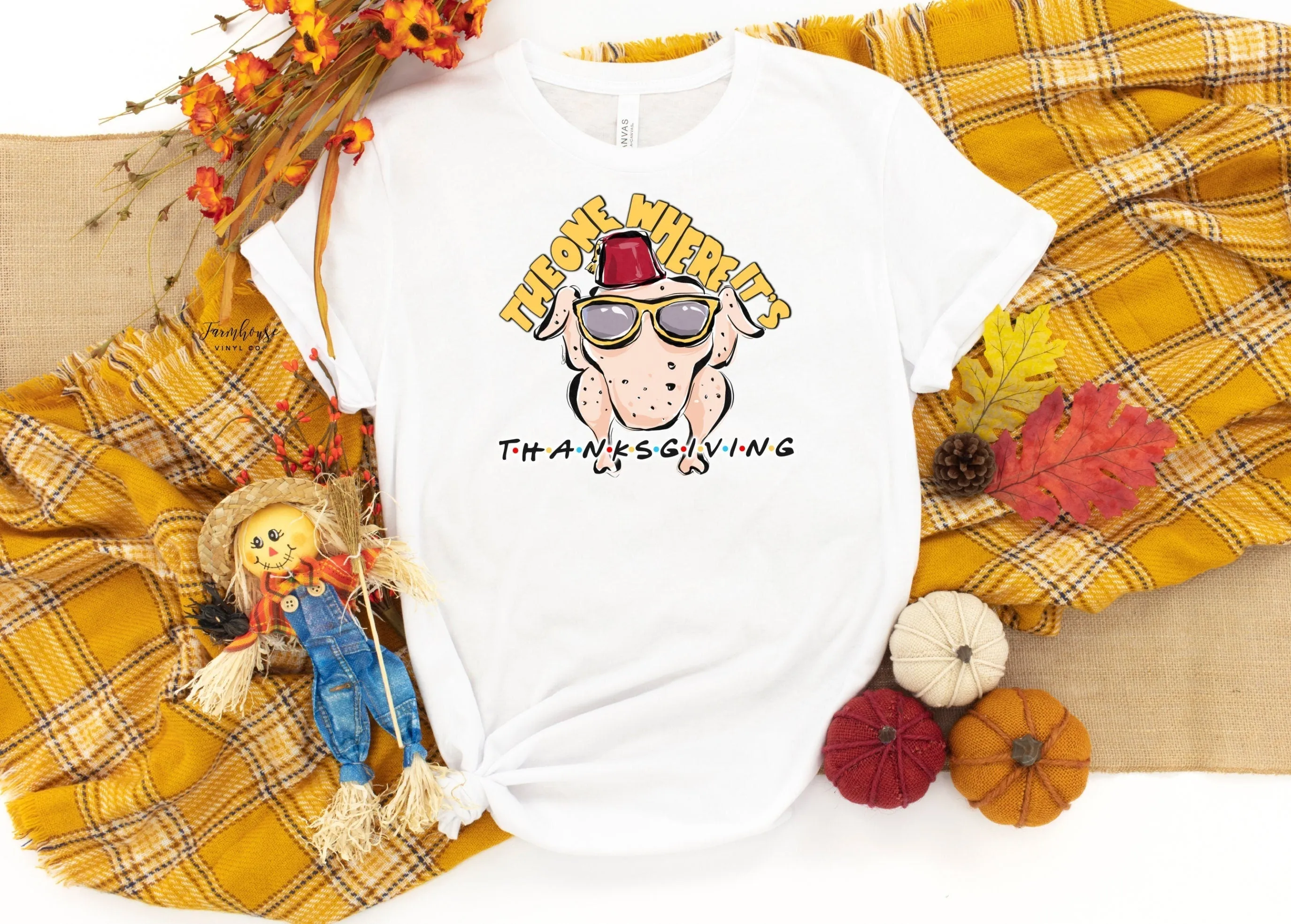 Friends TV The One Where It's Thanksgiving Shirt