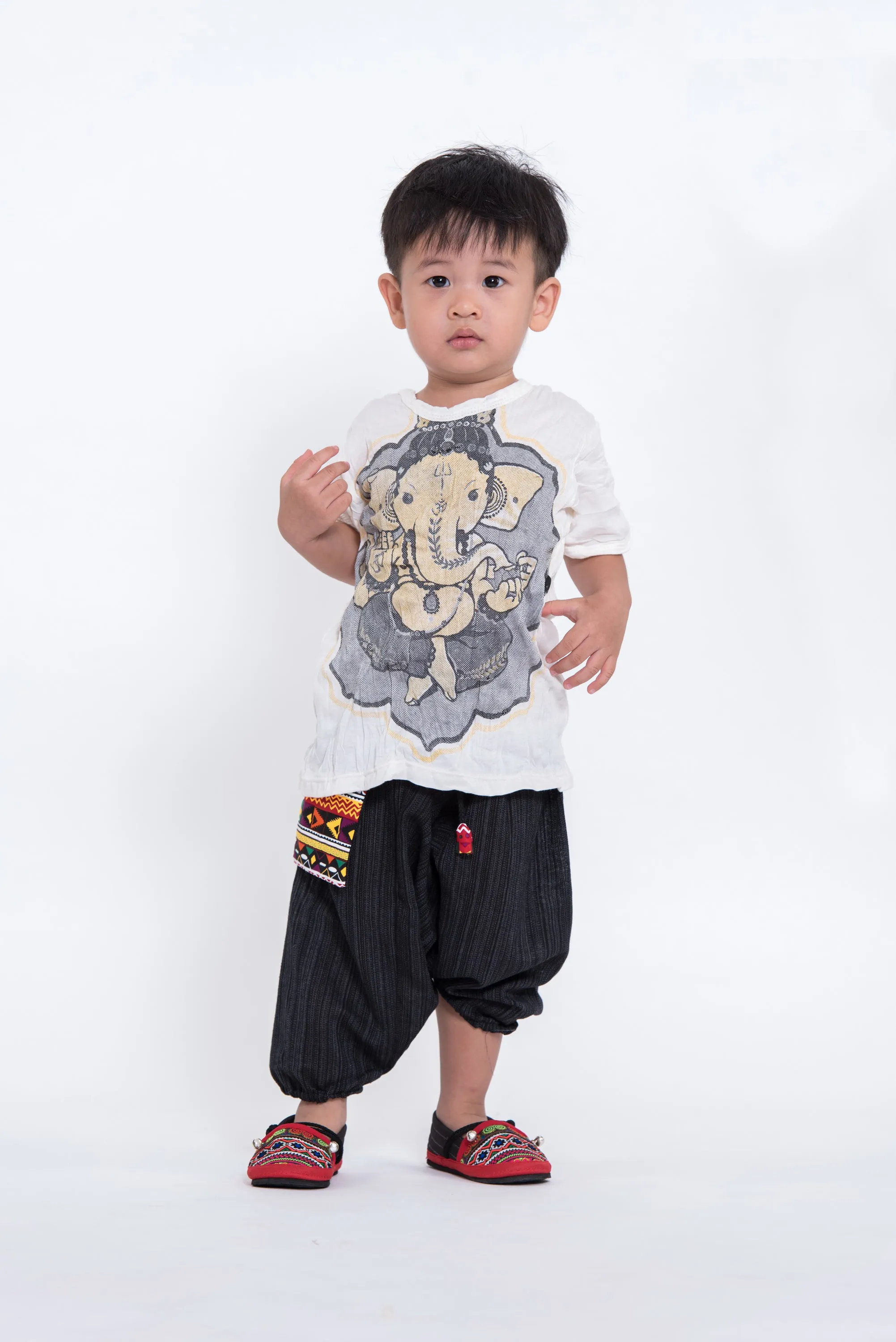 Kids Baby Ganesh T-Shirt in White
