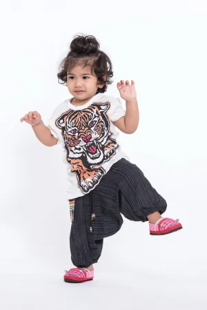 Kids Baby Tiger T-Shirt in White
