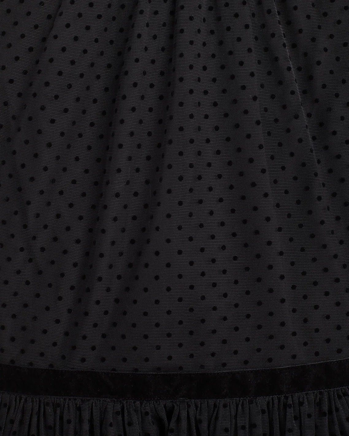 Long Sleeve Shift Dress in Tulle
