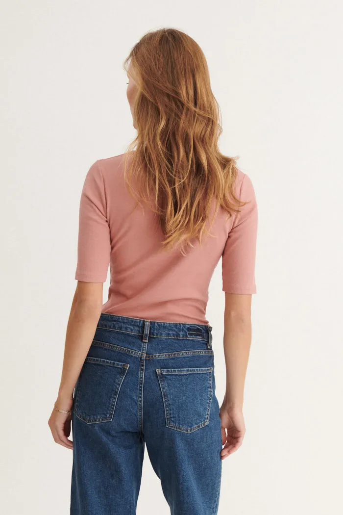 Ludmilla V-Neck - Old Rose