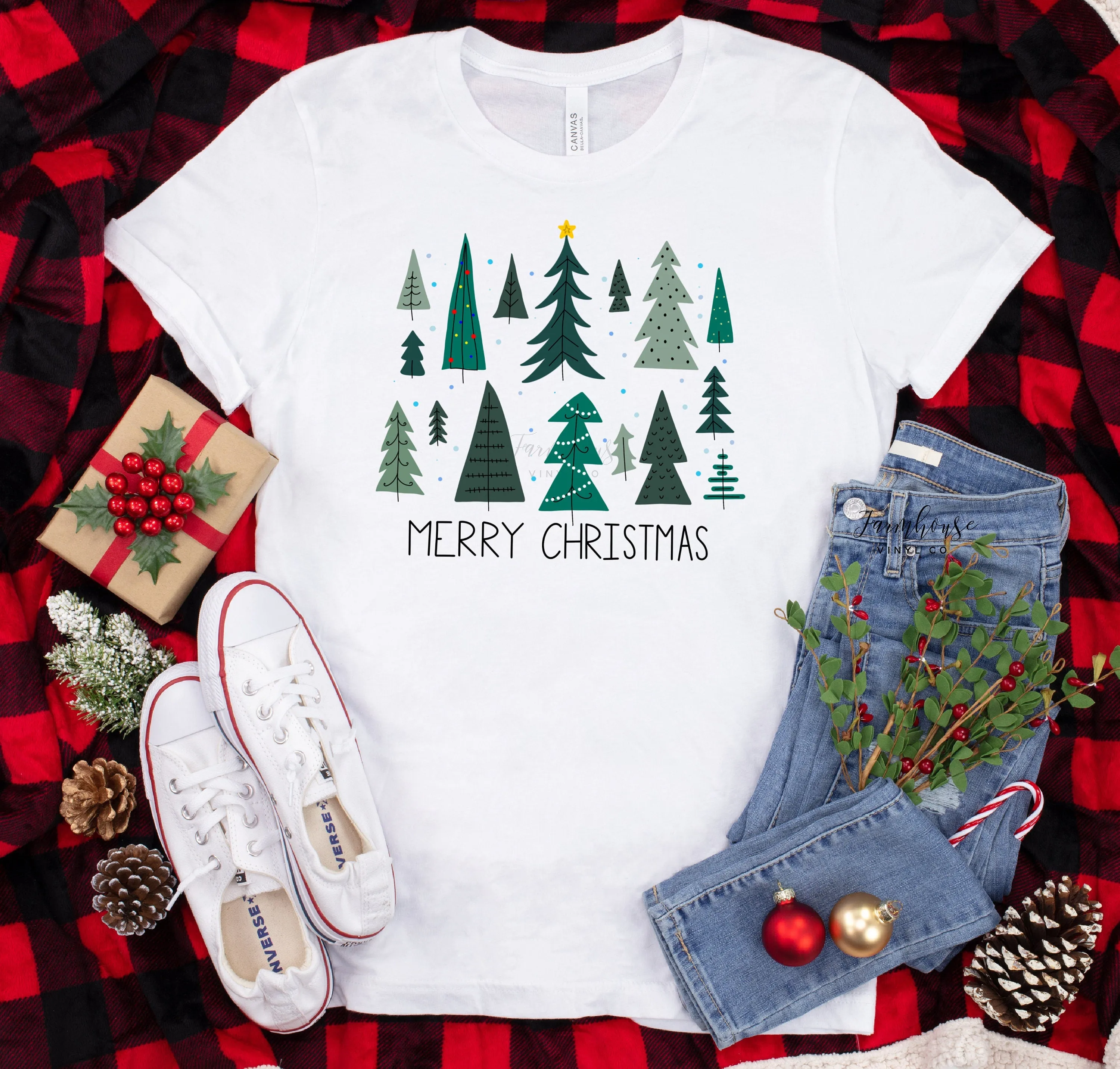 Merry Christmas Trees Shirt
