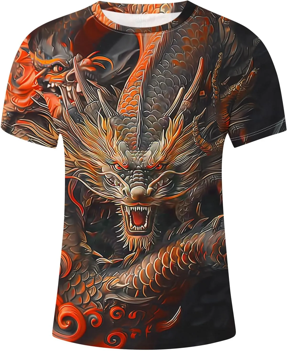 Muscularfit Tshirts Shirts for Men Graphic Vintage Print Graphic Pullover Top Summer Causal Short Sleeve Crewneck Beach Shirt