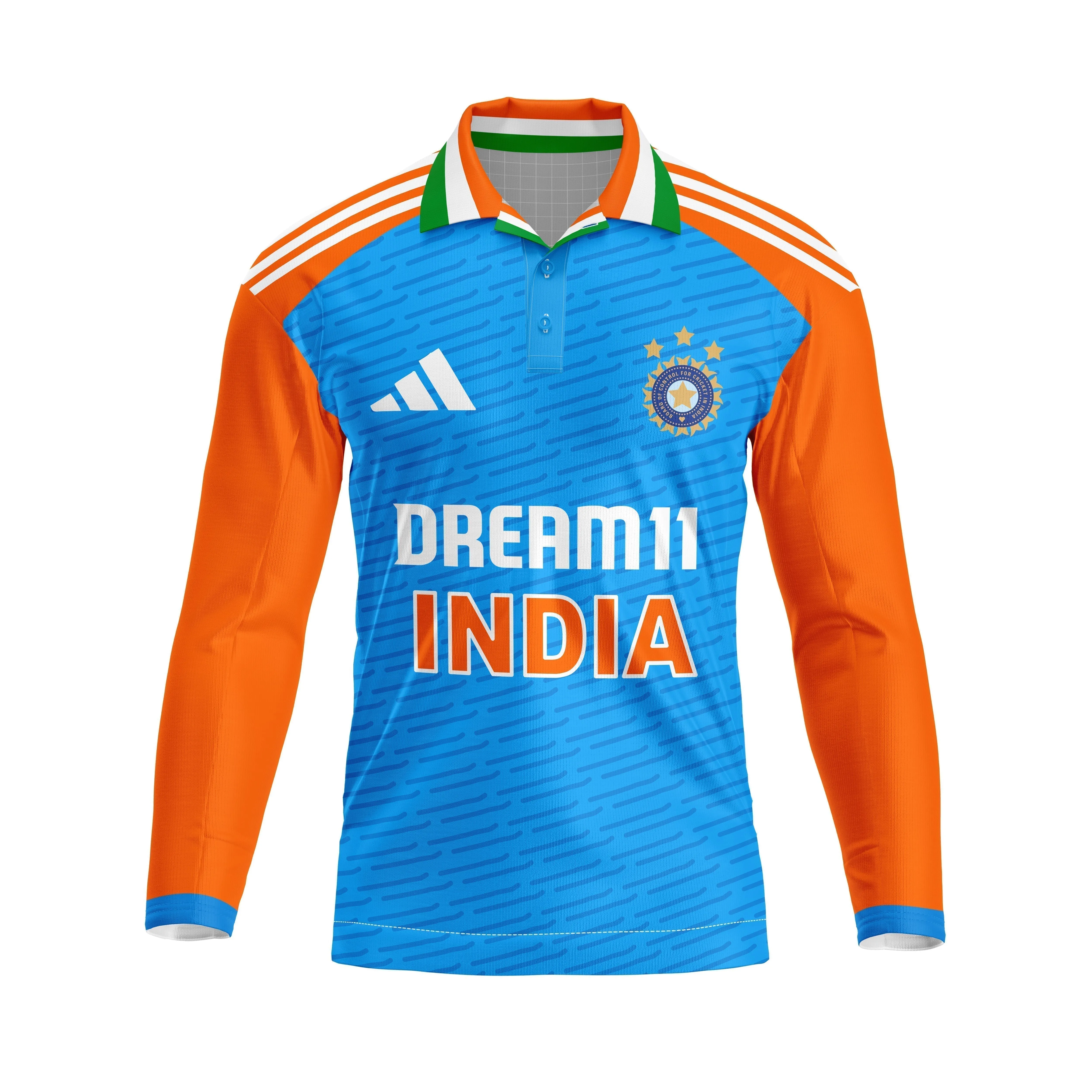 Nextprint Dhruv Printed India Cricket 2024 World Cup Jersey Full Sleeve