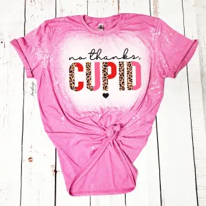 No Thanks Cupid Bleached Shirt