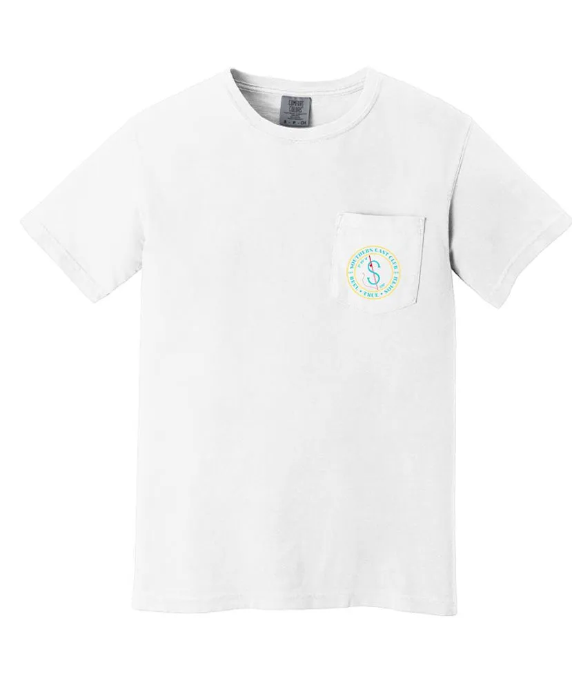 Southern Cast Club - 80s Logo Logo Pocket Tee