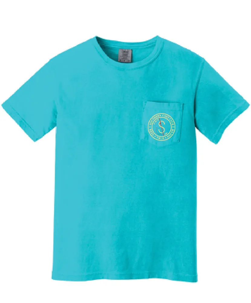 Southern Cast Club - 80s Logo Logo Pocket Tee