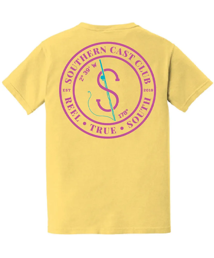 Southern Cast Club - 80s Logo Logo Pocket Tee