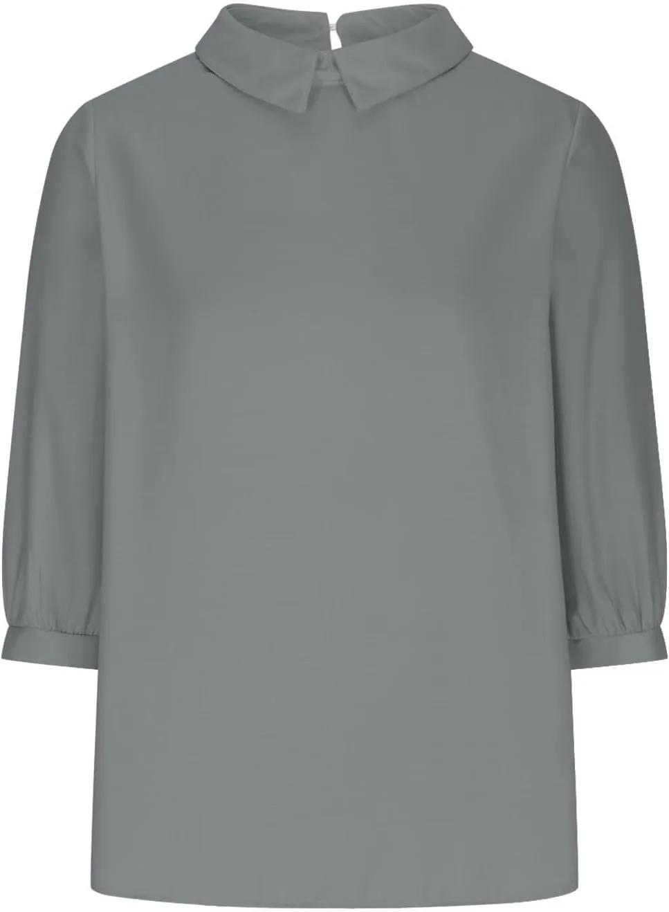 Summer Tops for Women 2025 Lightweight Linen Tee Shirt 3/4 Sleeve Lapel Gauze Blouses Loose Trendy Business Clothing