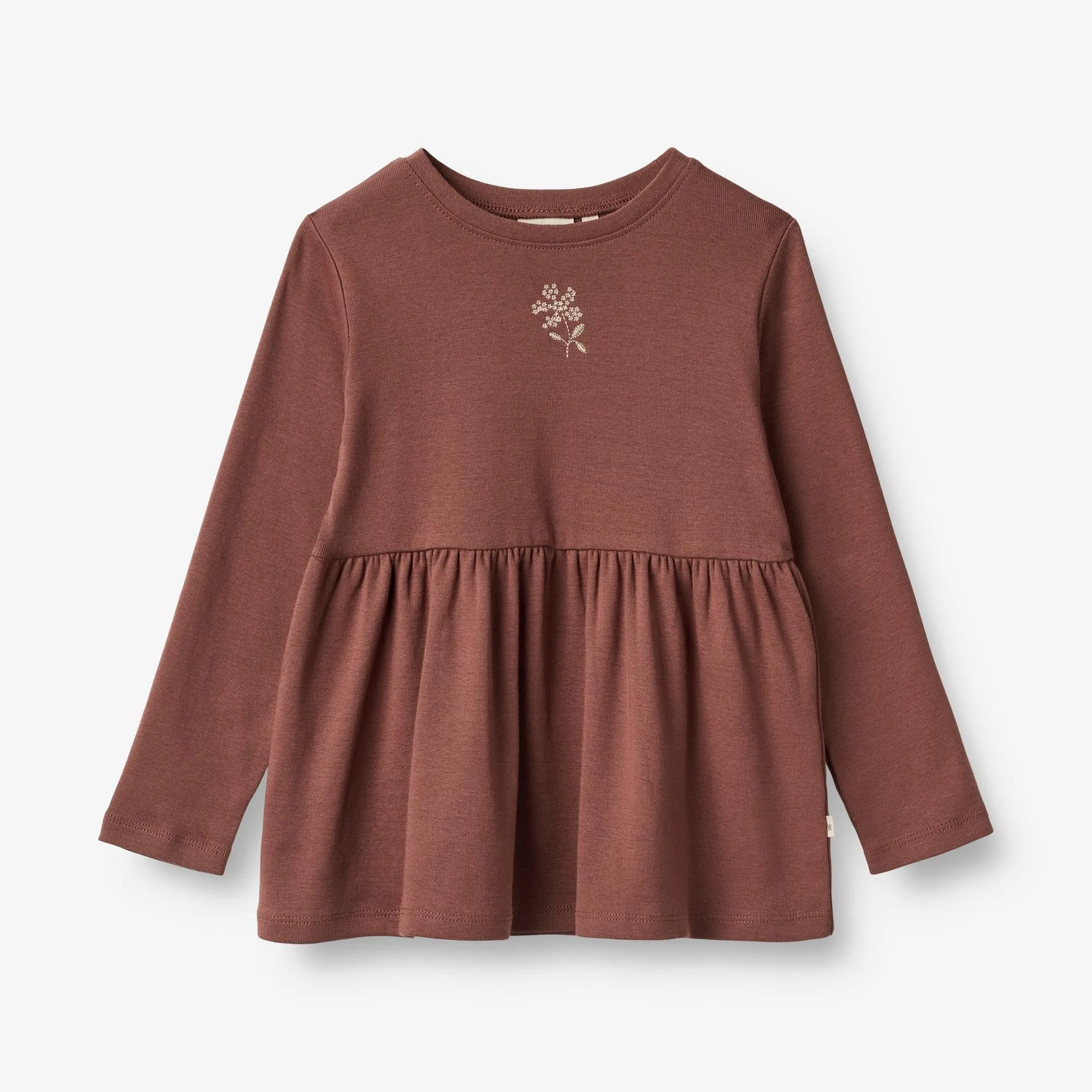 T-shirt Marcia Embroidery - plum rose