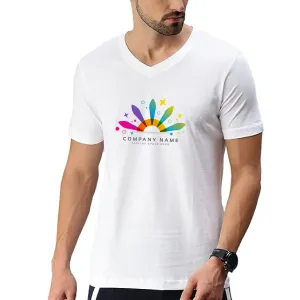 V-Neck Short Sleeve T-Shirts