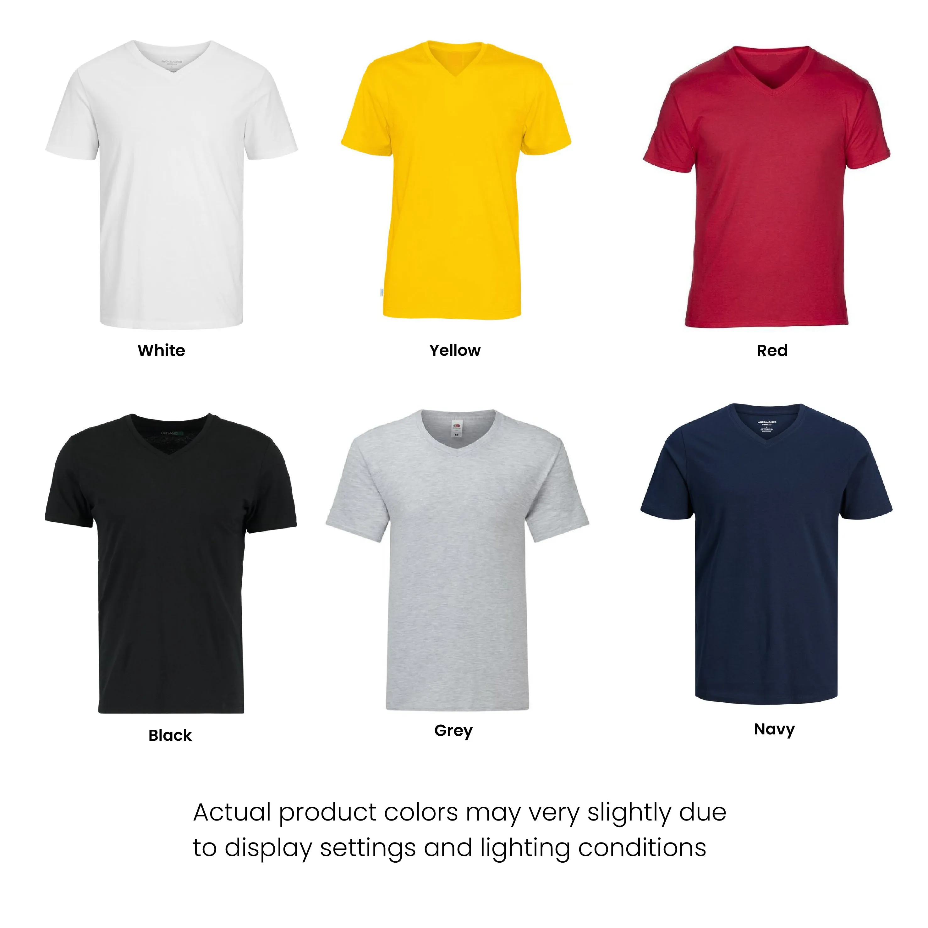 V-Neck Short Sleeve T-Shirts